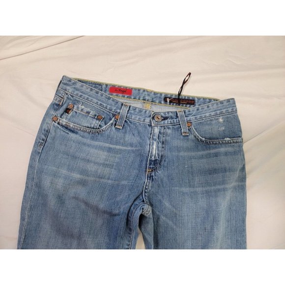AG Adriano Goldschmied The Angel Size 28 R Bootcut Light Wash Flare Jeans EUC - Picture 2 of 10